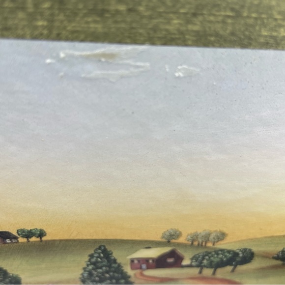 Vintage New Seasons Mail Sorter 2-Slot with Drawer Country Lane Organizer Caddy - Picture 11 of 12